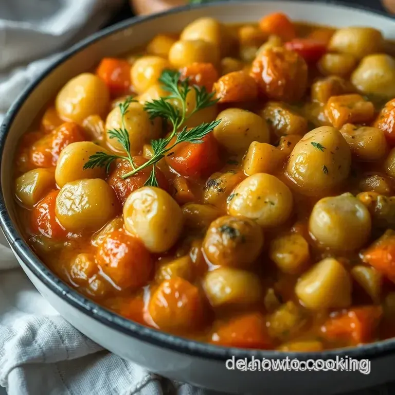 Herzhafter Kartoffeleintopf – Ein Wohlfühlessen aus der traditionellen deutschen Küche presentation