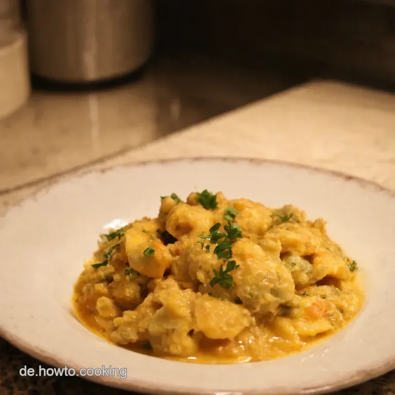 Herzhafter Linseneintopf Mit R&auml;uchertofu presentation