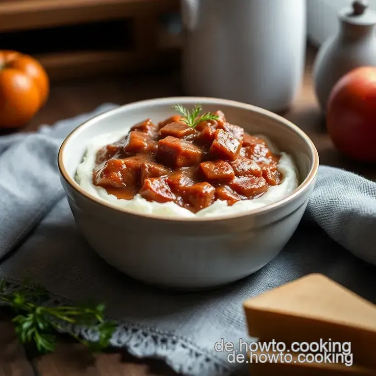 Herzhafter Rahmtopf nach Hausfrauenart presentation