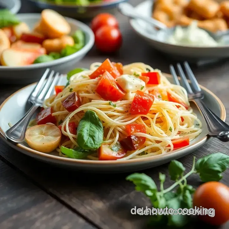 Herzhafter Salatteller &quot Marktplatz-Flair&quot presentation