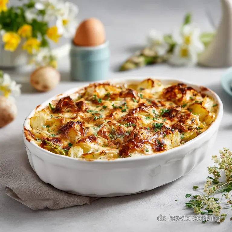 Spargelauflauf mit Kartoffeln: Das beste Gratin