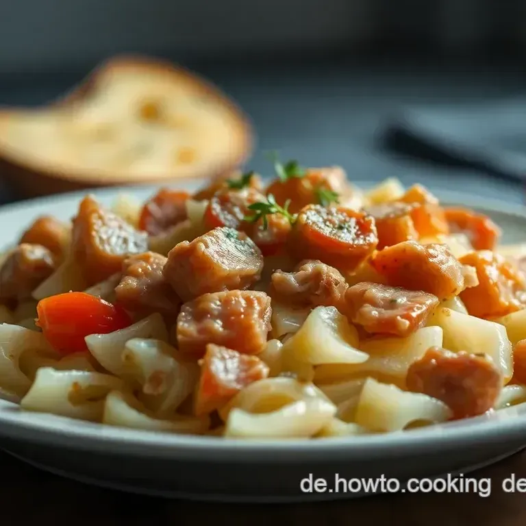 Herzhafter Weißkohlauflauf mit Hackfleisch