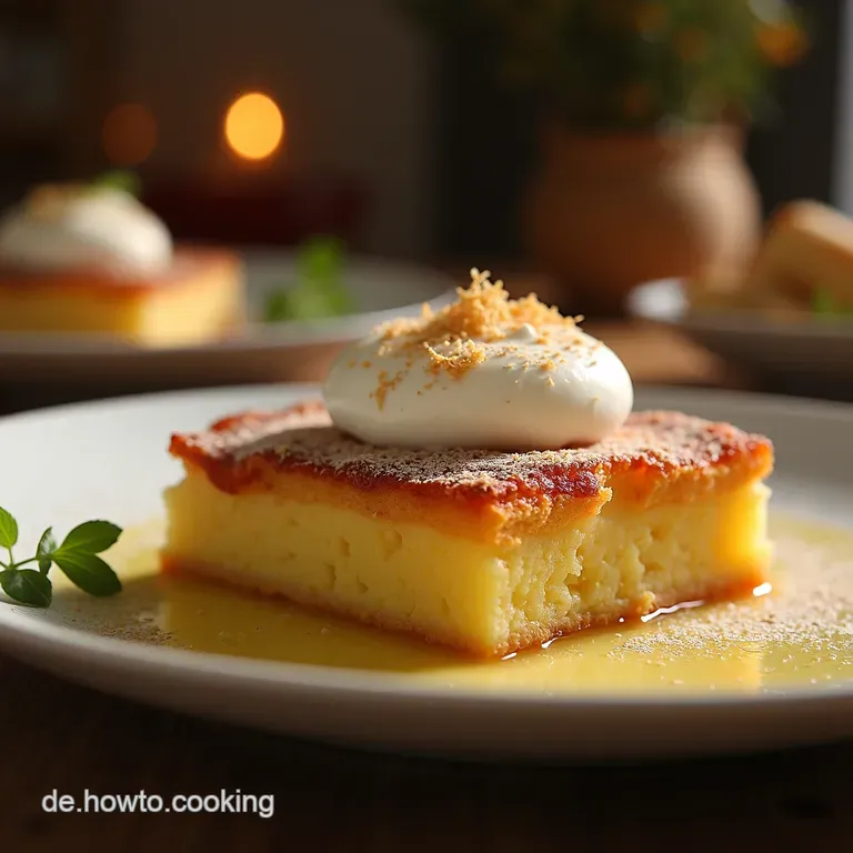 Das Wunderkuchengeheimnis Saftiger Boden Trifft Auf Luftigcremiges Topping presentation