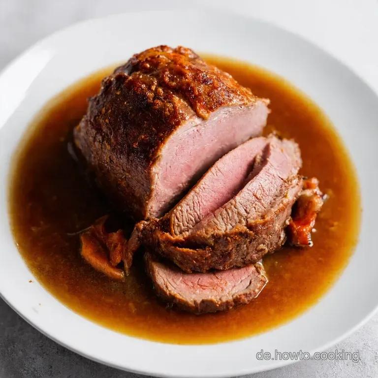 Hirschkeulenbraten Der Sonntagsbraten mit Waldaroma