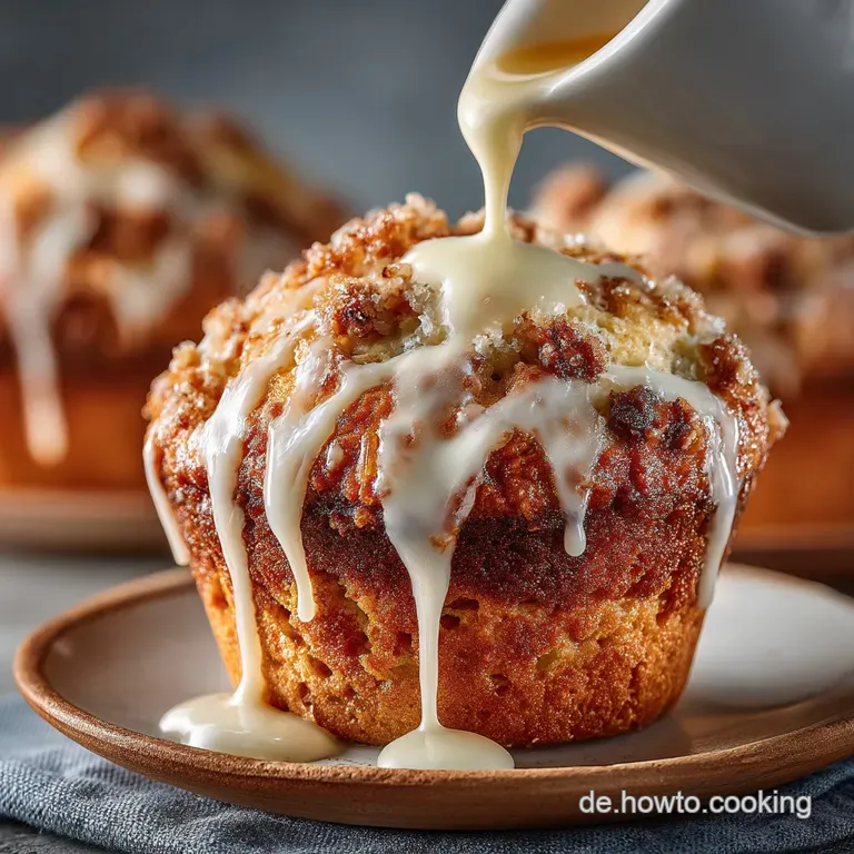 XXL ZitronenJoghurtMuffins mit knusprigen Streuseln und Glasur
