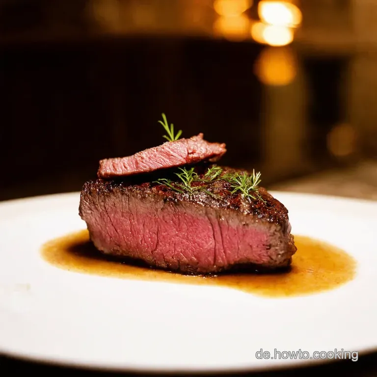 Kalbsrückensteak à la Chef Zart Saftig Perfekt presentation