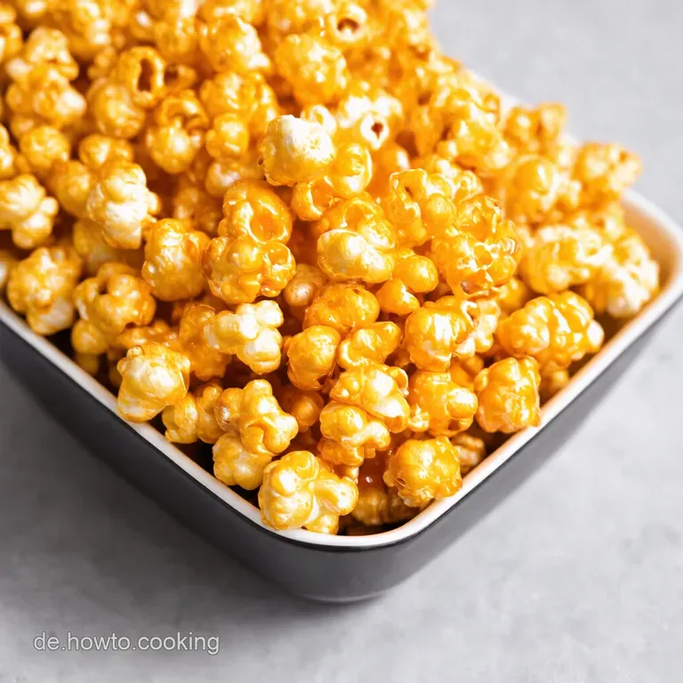 KaramellPopcorn wie vom Jahrmarkt Süßes Popcorn Rezept