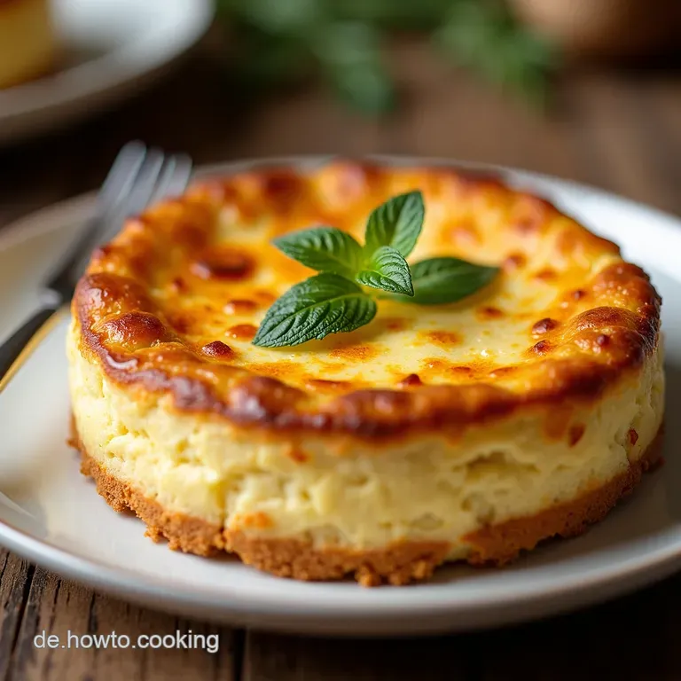 K&auml;sekuchen ohne Boden Luftiger Genuss nach Katrins Art