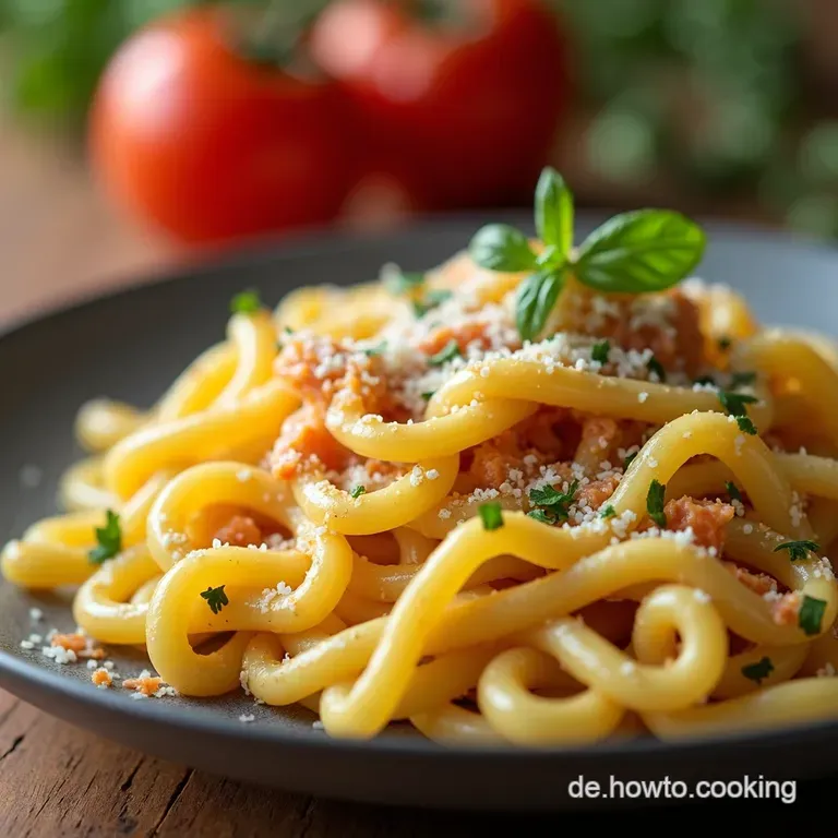 K&auml;sesp&auml;tzle Mit R&ouml;stzwiebeln Und Knackigem Salat presentation