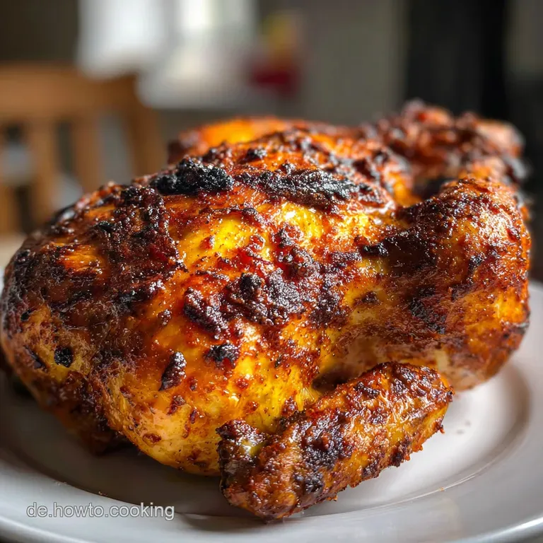 Perfectly carved, juicy chicken breast with a crackling skin, atop fluffy potatoes and vibrant greens. A balanced, elegant...