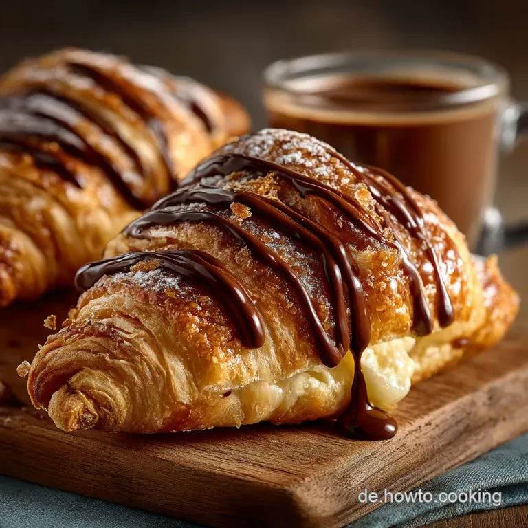 Goldene Knusprigkeit Selbstgemachte Kinder Riegel Croissants Der s&uuml;&szlig;e Traum aus der Backstube