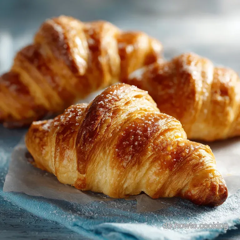 Kinderriegel Croissants: Knusper-Gl&uuml;ck in 30 Minuten Mit Zartschmelzendem Kern presentation