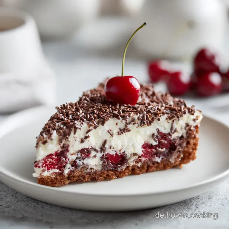 Kirschkuchen Mit Schokostreusel: Saftiger R&uuml;hrteig