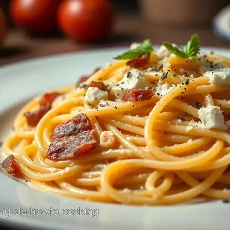 Klassische Spaghetti alla Carbonara