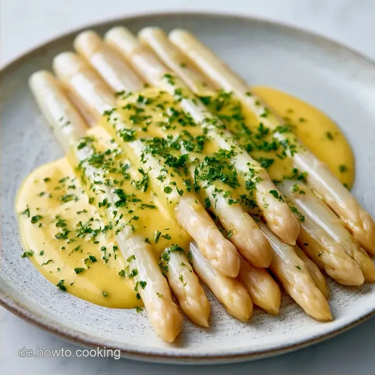 Klassische Spargel Hollandaise: Samtig Cremig