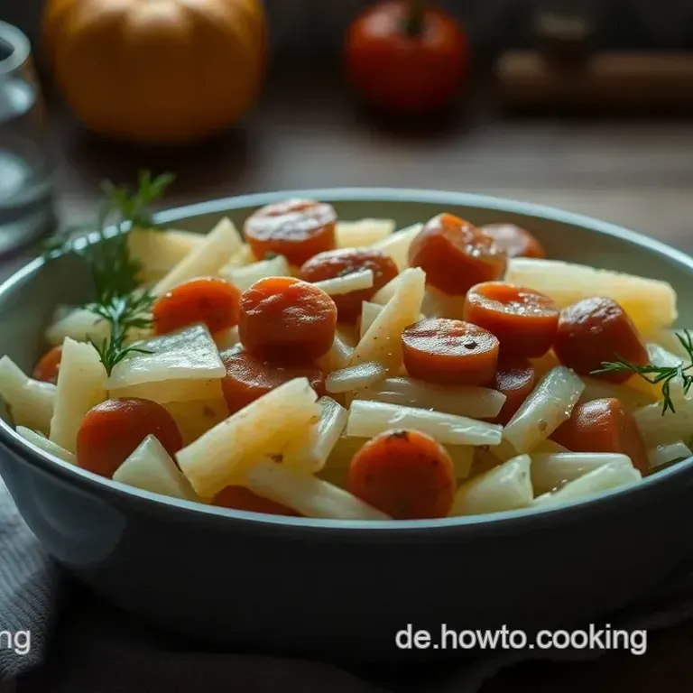 Klassisches Wei&szlig;kraut Eintopf mit W&uuml;rstchen