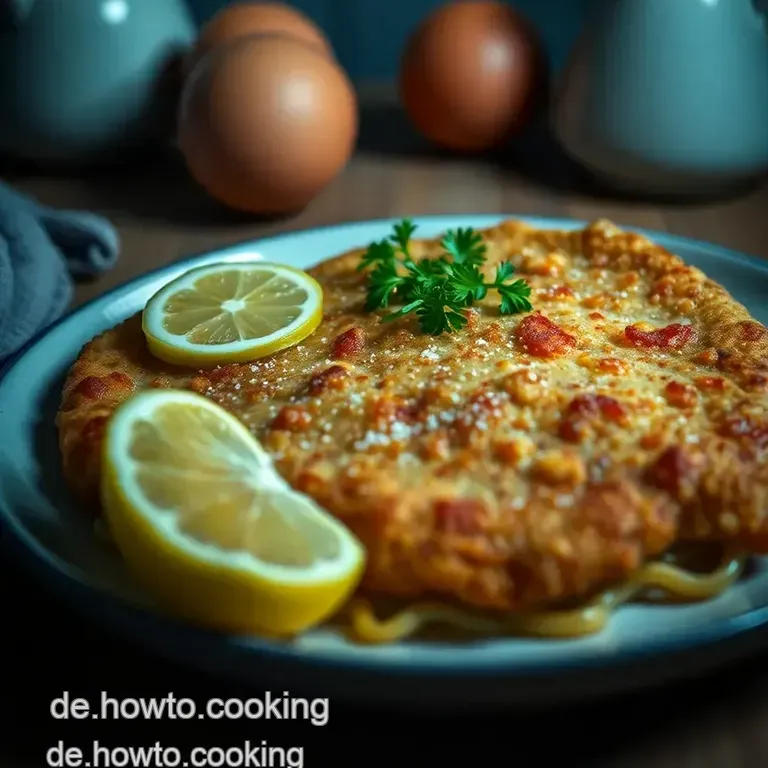 Klassisches Wiener Schnitzel presentation