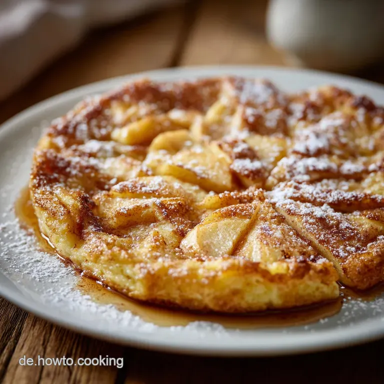 Kleine Apfelpfannkuchen mit Zimt und Zucker: Saftige Puffer in 45 Min.