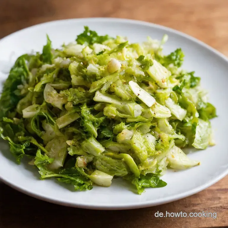 Knackiger Kohlrabikichererbsensalat presentation