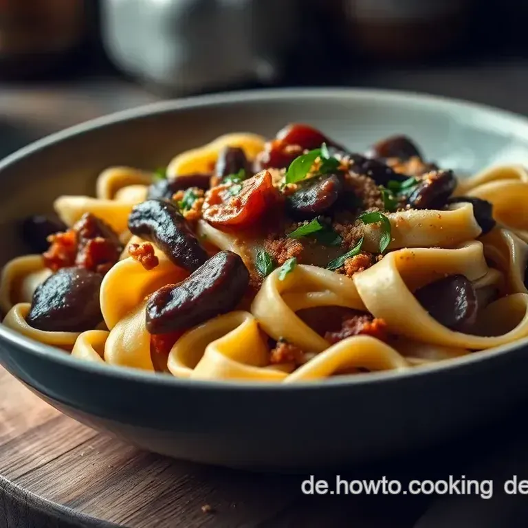 Knusprig gebratene Nudeln mit zarter Entenbrust und asiatischer W&uuml;rze