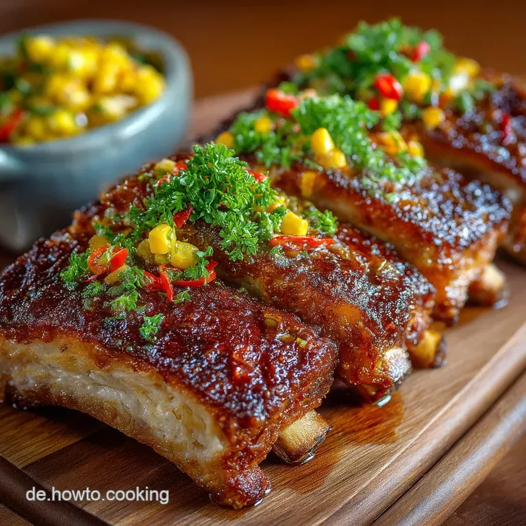 Der MaisKlassiker neu gedacht Knusprige Corn Ribs mit rauchigem PaprikaRub und LimettenKick presentation