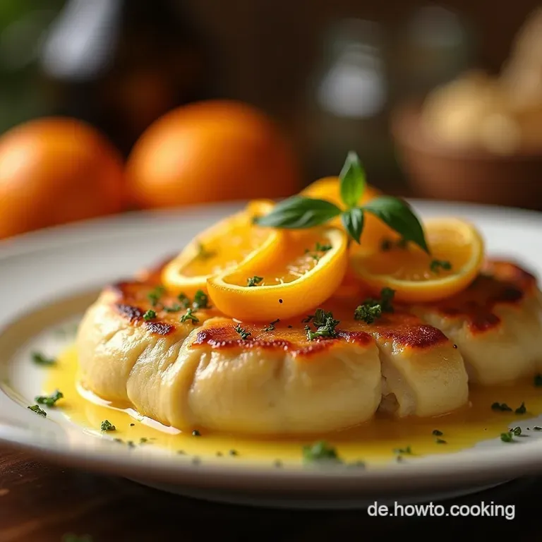 Die Perfekte Knusperhaut Saftige Entenbrust Mit Orangenbuttersauce presentation