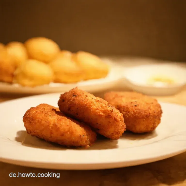 Knusprige Fleischkroketten Nach Omas Art presentation