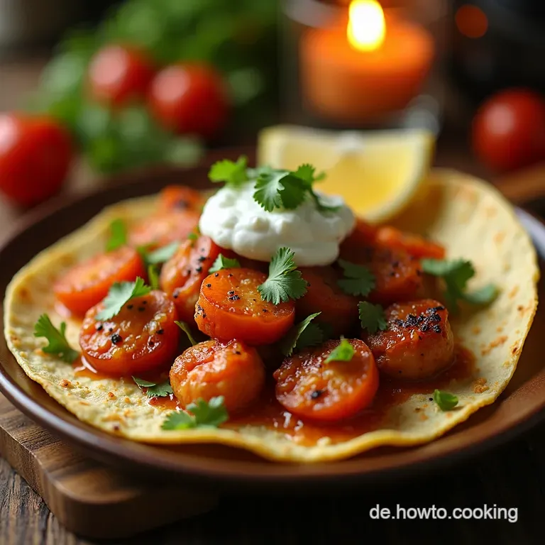 Knusprige H&auml;hnchenfajitas Vom Blech presentation