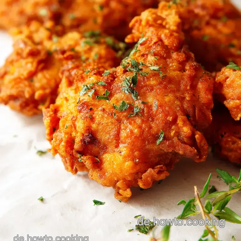 Knusprige Honig-Senf Hähnchenflügel presentation