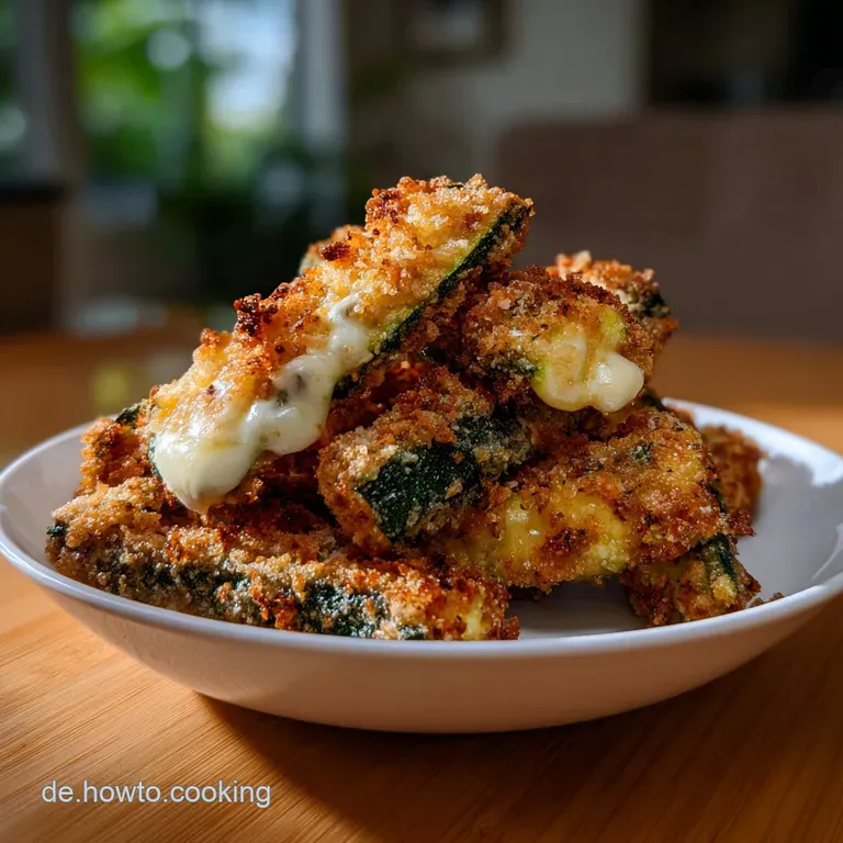 Zucchinisticks Mit Kse Einfach Lecker: Herzhafter Umami-Crunch