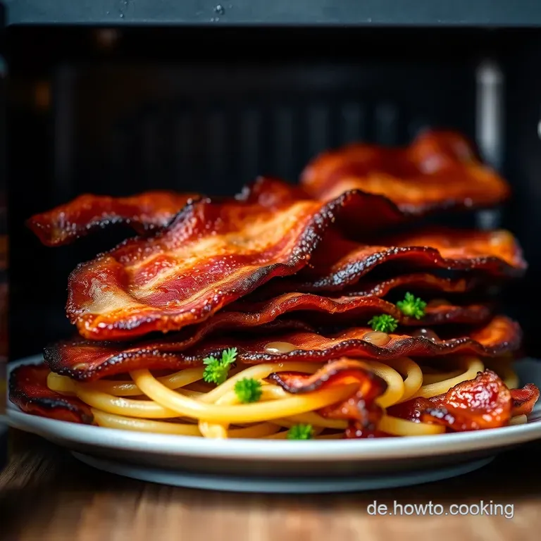Knuspriger Mikrowellen-Bacon: Schnell Einfach Lecker!