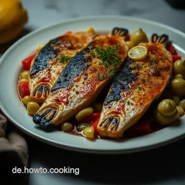 Knuspriger Ofen-Kabeljau Mit Zitronen-Kr&auml;uter Kruste presentation