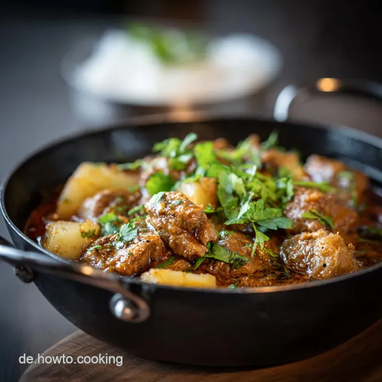 Kohlrabi Fleisch Curry Gonglu Gosht Das authentische LammCurry