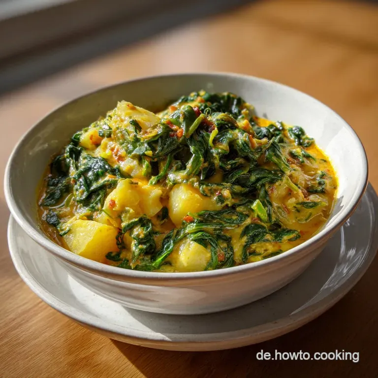 Kohlrabi Spinat Curry: Cremig vegan schnell