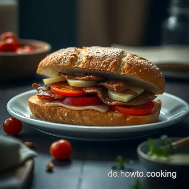 Köstliche Belegte Brötchen für jeden Anlass presentation