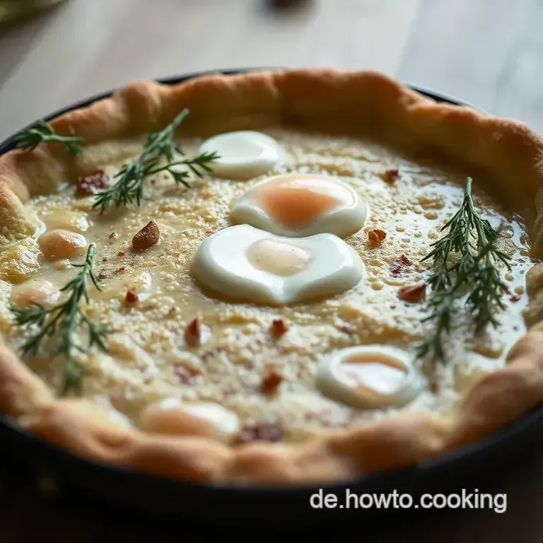 Kräuter Eierpfannkuchen mit Räucherlachs presentation