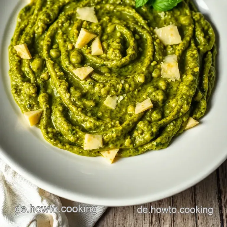 Kreatives Brennesselsamen-Pesto presentation