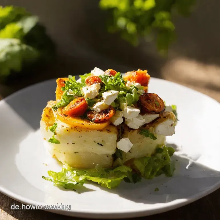 KritharakiSalat Sommertraum mit gegrillter Paprika Feta