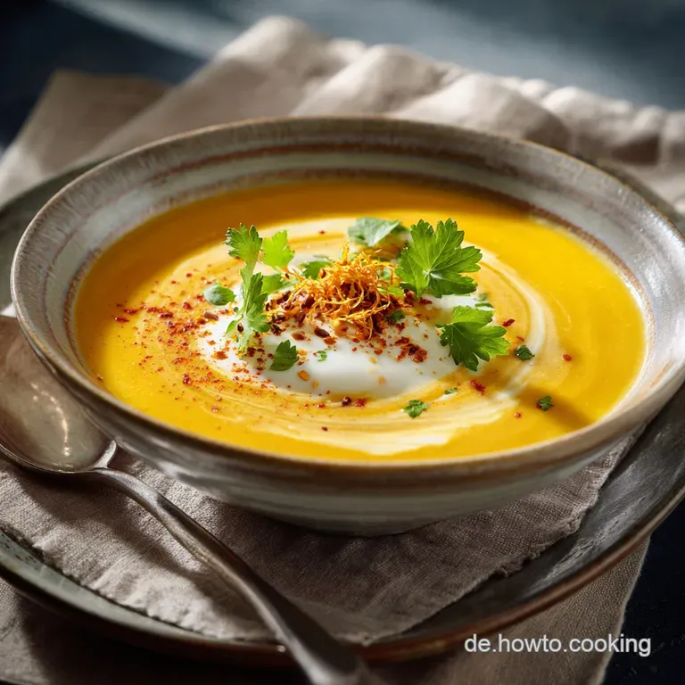 K&uuml;rbissuppe Mit Curry Samtig Schnell Und Unwiderstehlich Lecker presentation