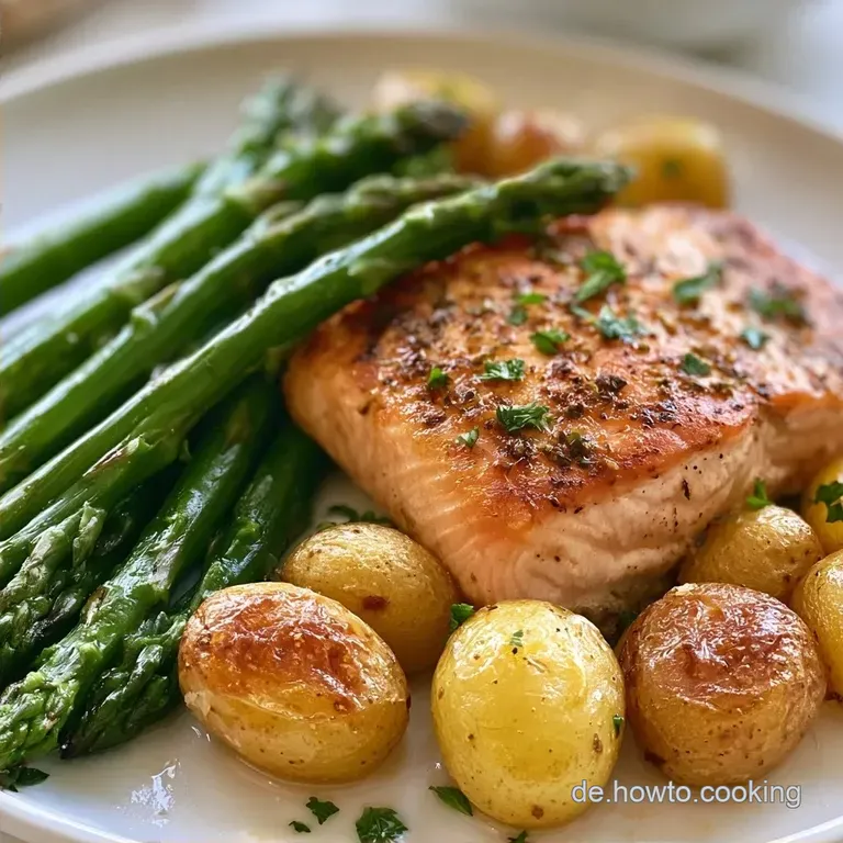 Lachs Spargel Blech: Saftig und Gesund