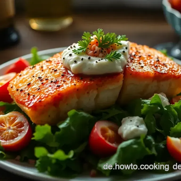Lachs Timbale auf Salat mit Himbeeressigkaviar und Parmesan-Rote Rüben-Hippe