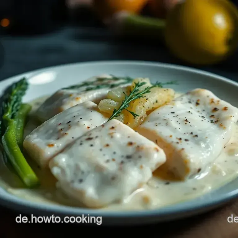 Lachsforelle mit cremiger Beurre Blanc und Spargel