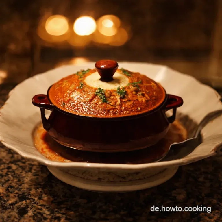 Lammeintopf Marrakesch Tajinegenuss Mit Couscous presentation