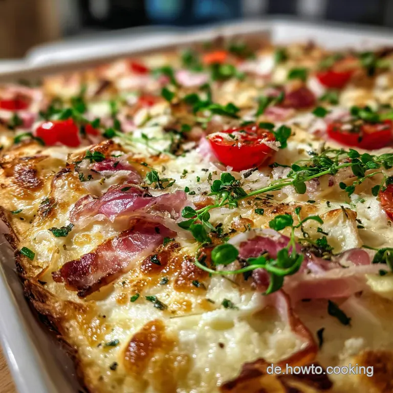 Low Carb Flammkuchen Rezept Gaumenfreundin