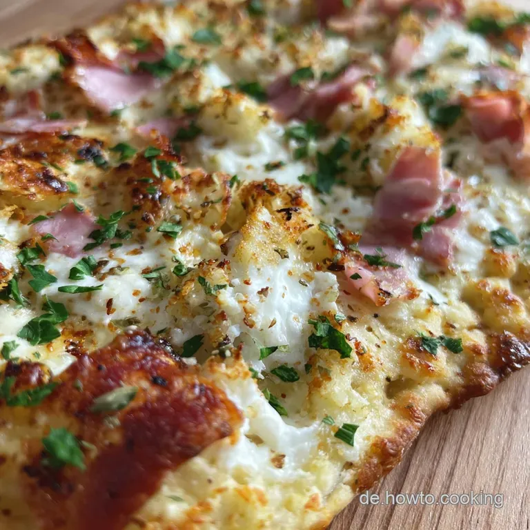 Einfaches Low Carb Flammkuchen Rezept: Knusprig & Schnell