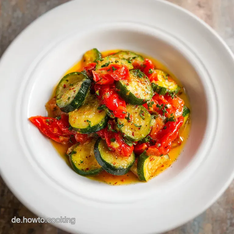 Low Carb Zucchini Pfanne mit Feta