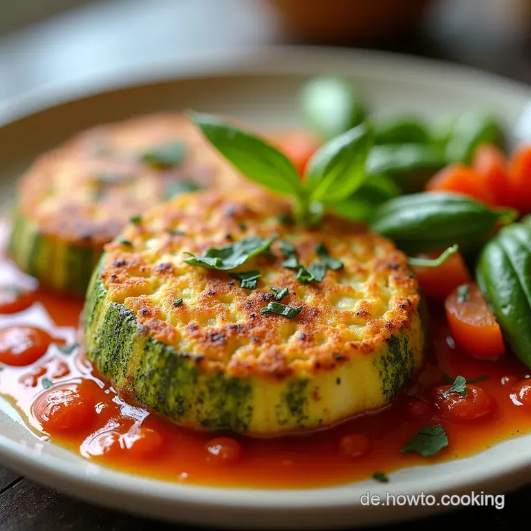 LowCarb ZucchiniFrittata mit Feta und Oliven