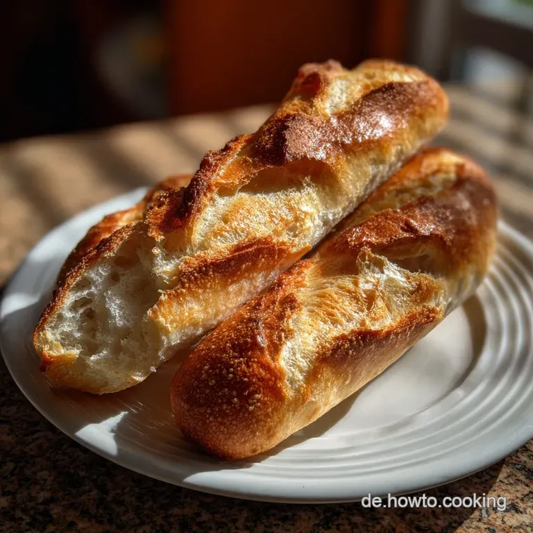 Knuspriges und schnelles Magisches Baguette Rezept: Extrem knusprig