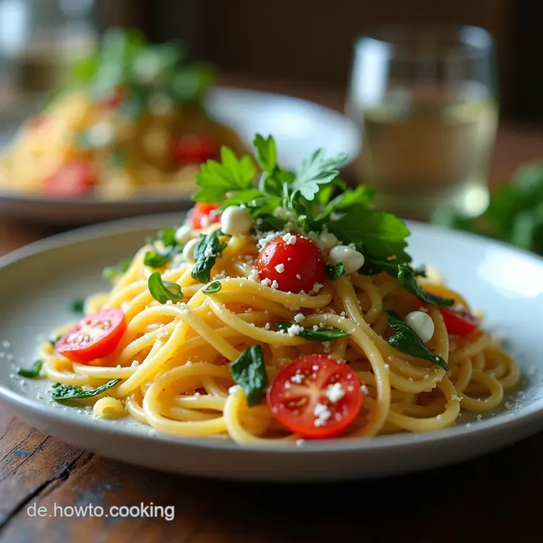 Italienischer Traum auf dem Teller Mediterraner Nudelsalat mit knackigem Rucola und FetaKick