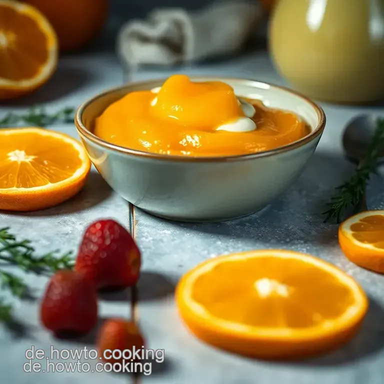 Mohnrosen gefüllt mit Orangenmarmelade presentation